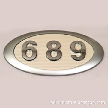 Metal Brass Room Number/Name Door Plate Signs